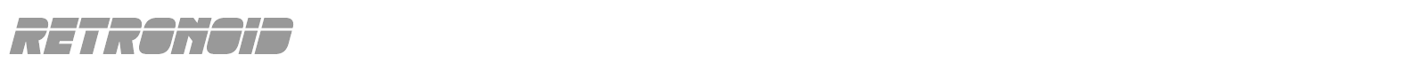 Retronoid font preview